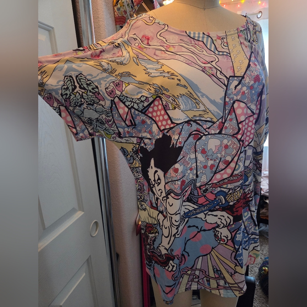 ACDC RAG Pastel Samurai Oversized Tee